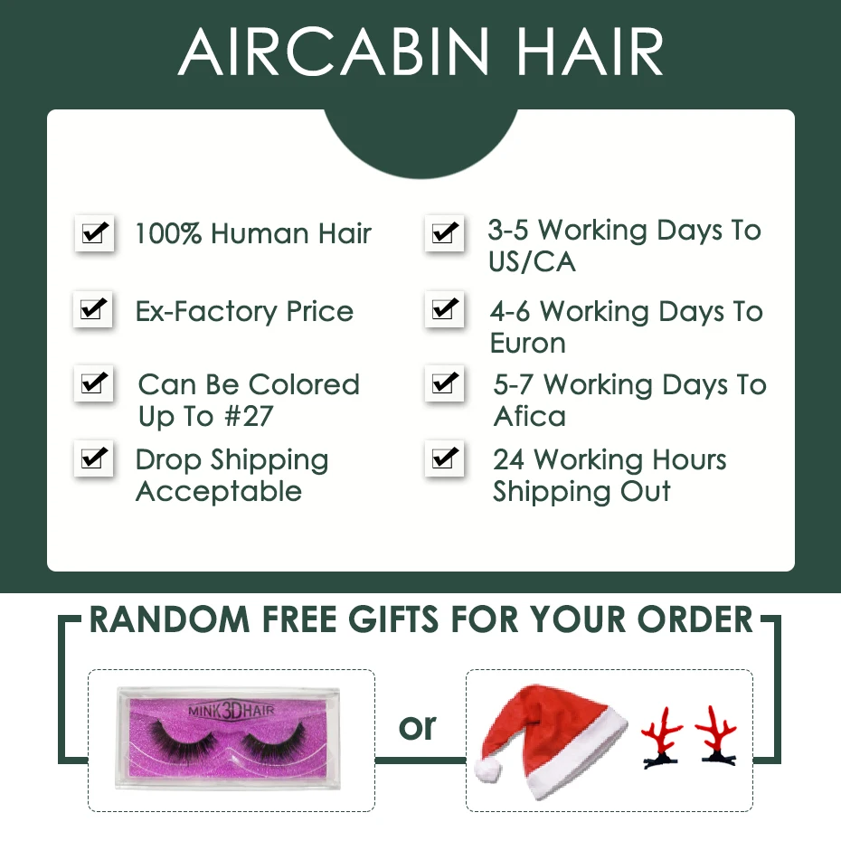 Aircabin водная волна 1/3/4 пряди бразильских 100% Remy Пряди человеческих волос для