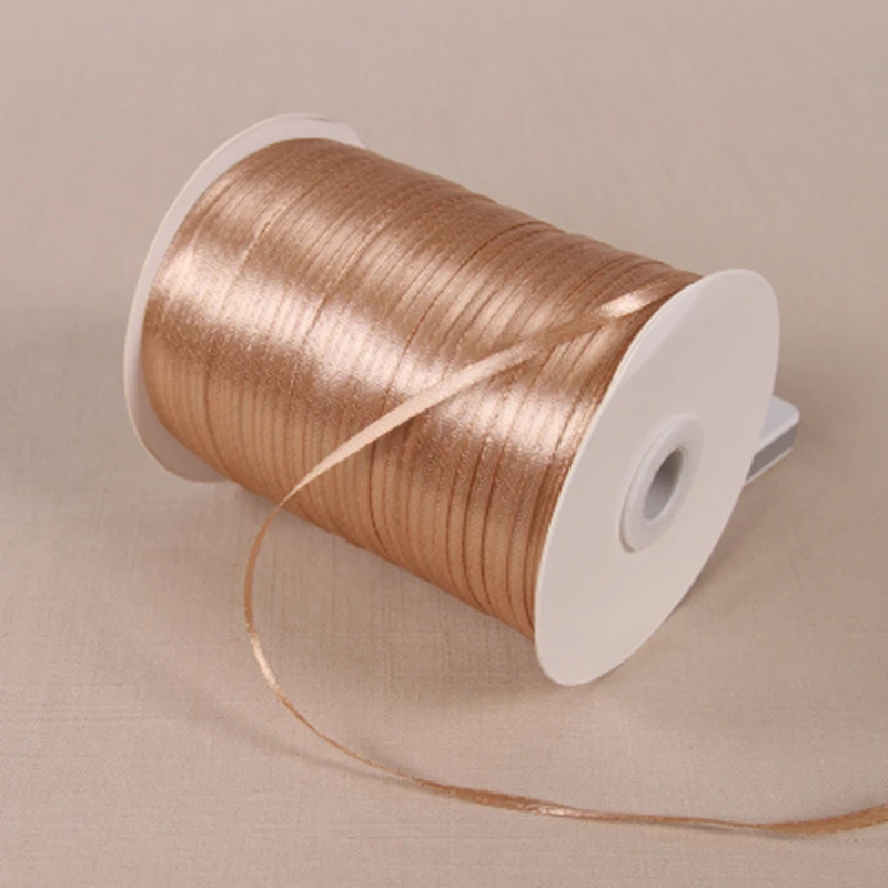 

1/8" 3mm Satin Ribbon for packing and bow & Garment Accessories 20y/lot 67