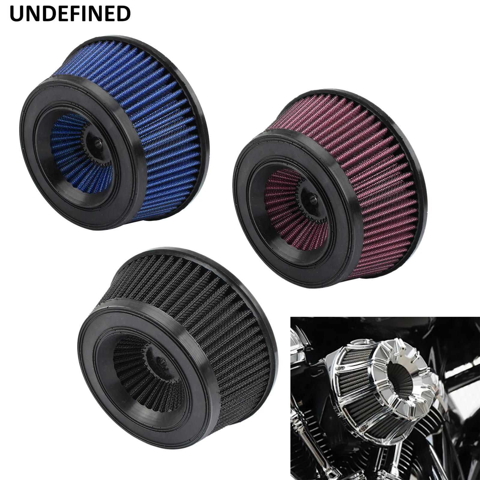 

Motorcycle Air Filter Cleaner Element Intake Replacement For Harley Sportster Dyna FXDLS Softail FLSTNSE Touring Road Glide FLHX