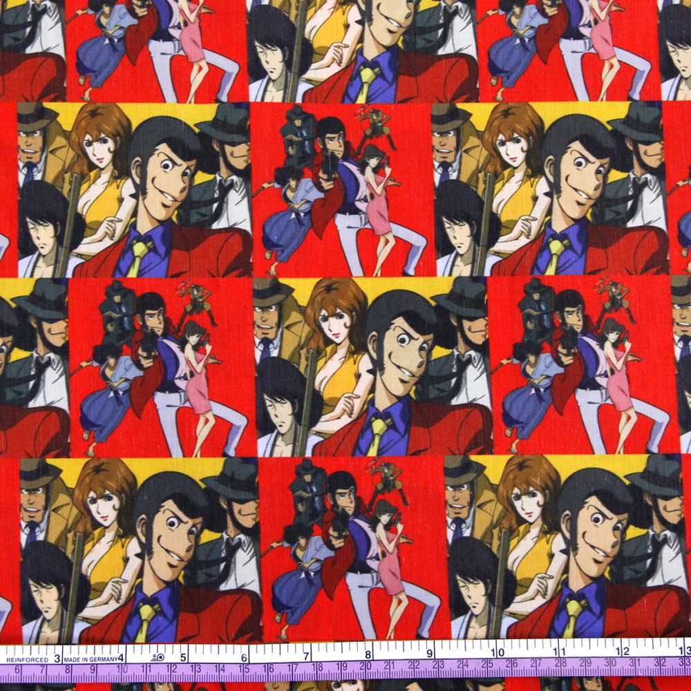 50*145 см растений животных из хлопково-полиэстеровой ткани с принтом ткань для