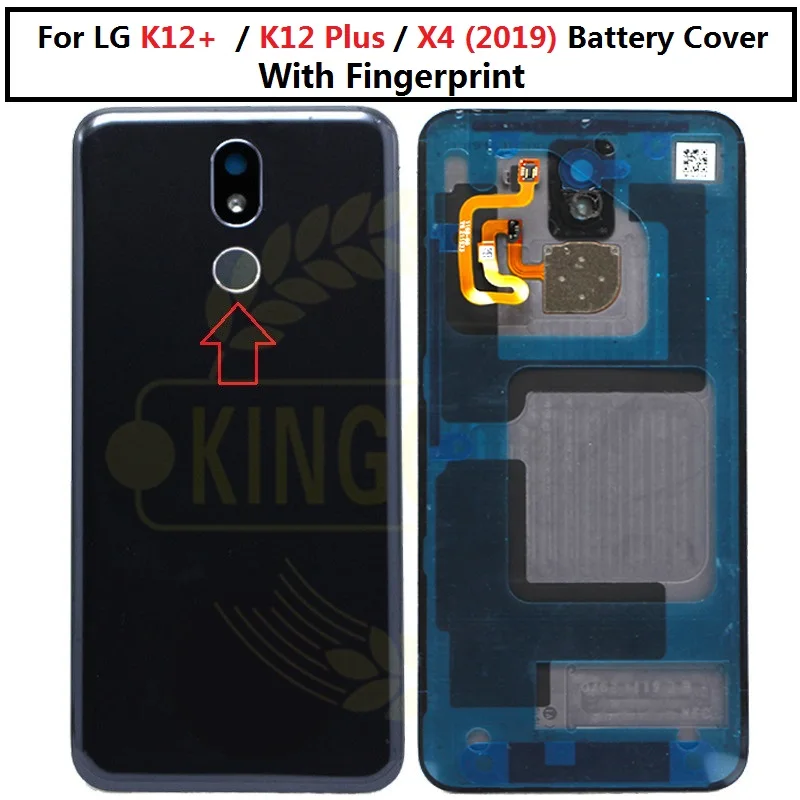 Задняя крышка Сменный Чехол для LG K12 + k120 plus задняя корпуса аккумулятора X4 (2019) k12plus