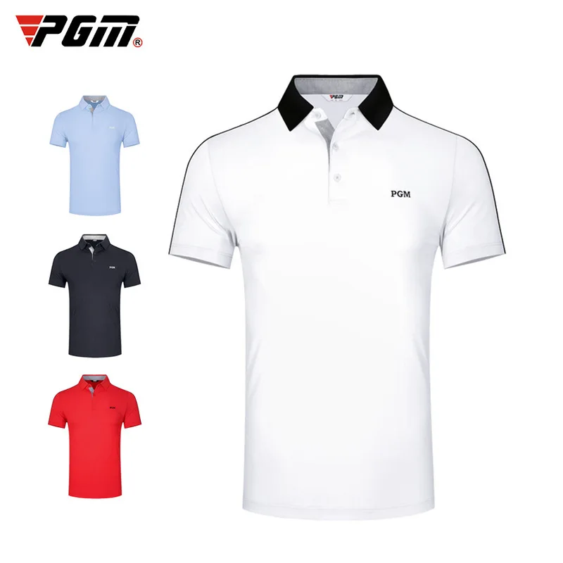 PGM ультратонкие топы Мужская футболка с коротким рукавом летняя спортивная