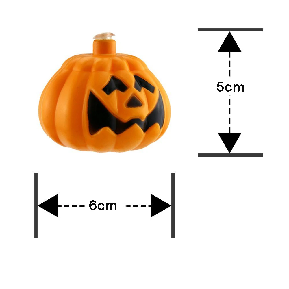 

20 LED Halloween Pumpkin LED Light Lanterns Battery Powered Pumpkin String Lights Decoration For Indoor Outdoor Party Ideas