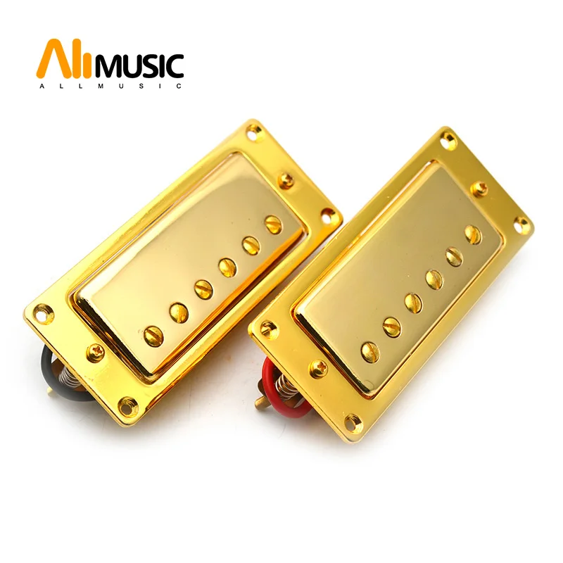 Мини гитара с 6 отверстиями звукосниматель хамбакера для гитары LP Gold|Детали и