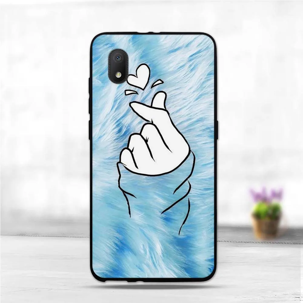 For alcatel 1B 2020 5002D Case Cover For alcatel 1B 1A 2020 Phone Case Black Silicone Soft TPU back Cover Luxury Animals Bumper