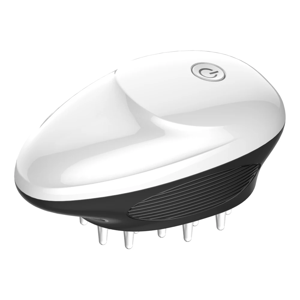 

Handheld Electric Mini Silicone Massage Comb Healthy Scalp Vibration Massager Hairbrush Battery Operated with Vibration Massage
