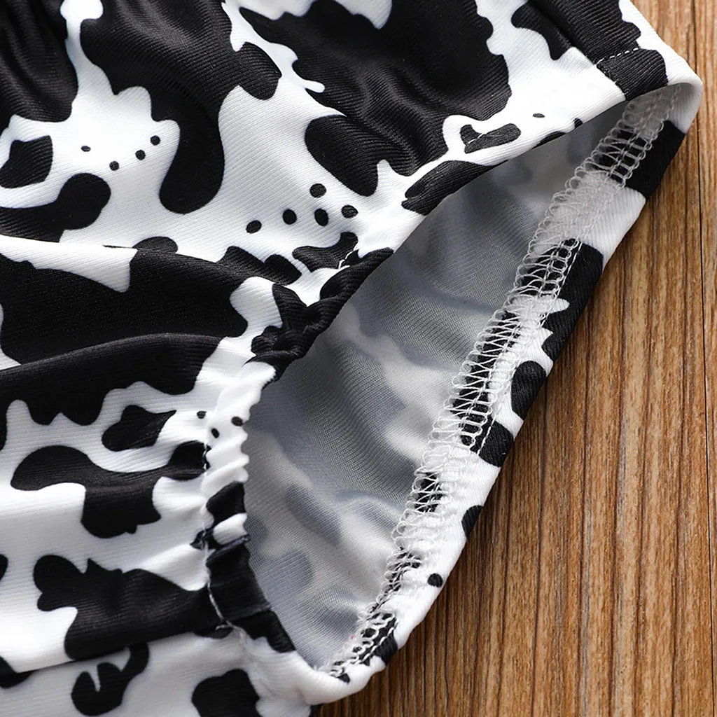 Детские купальники детский пляжный купальный костюм для девочек Леопардовый