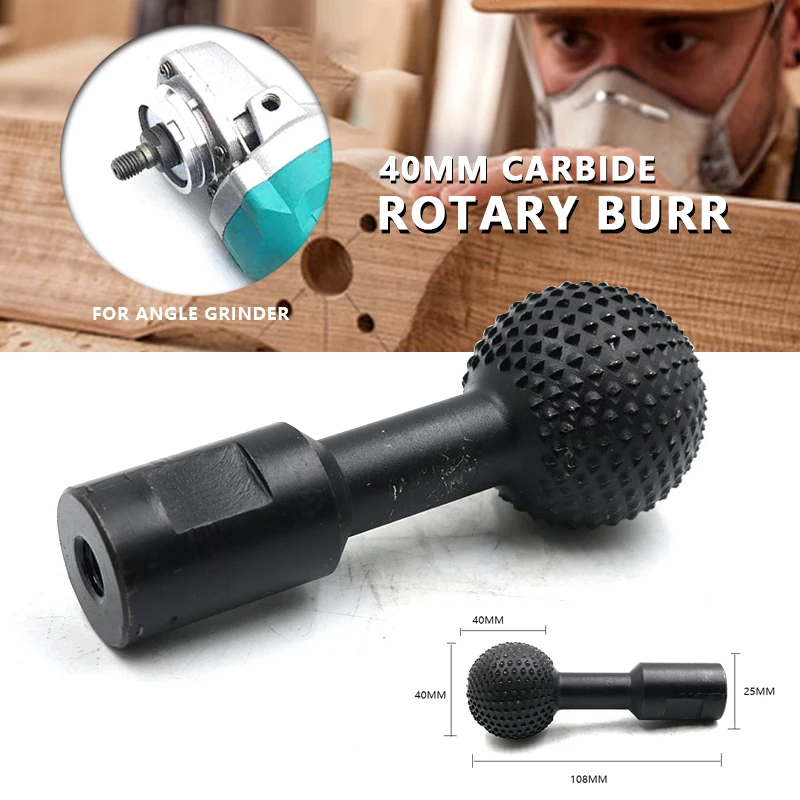 40 мм твердосплавные роторные сверла для резьбы по дереву полировки гравировки