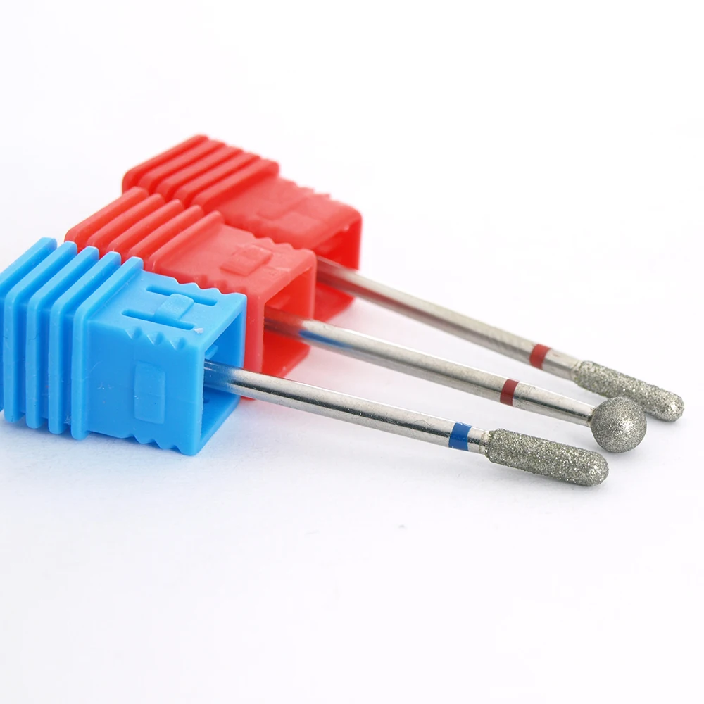 EasyNail ~ 1 шт. алмазное сверло для ногтей красный заусенец электрическая пилка