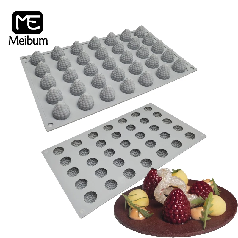 Meibum 35 полости Raspberry десерт размещения украшения формы силиконовые для торта