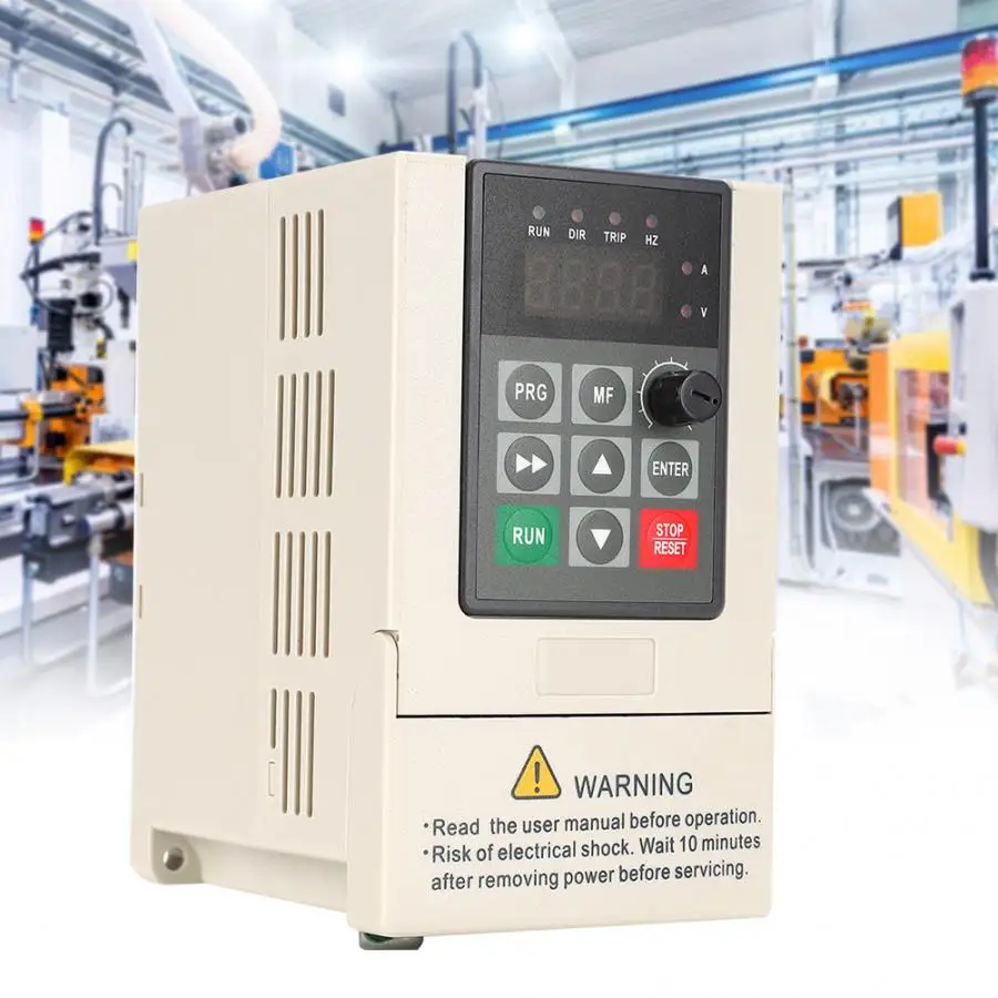 110V 0.4KW 5A VFD преобразователь частоты однофазный вход 3 фазный выход PAM Инвертор управления