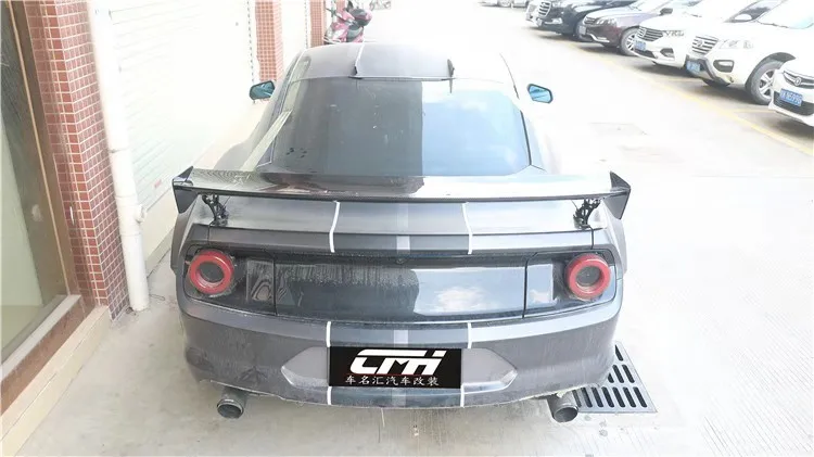 Заднее крыло автомобиля из углеродного волокна внешний спойлер для Ford Mustang GT500 2015