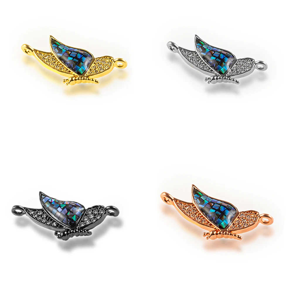 

Роскошные аксессуары с микрозакрепкой, золотая отделка, в форме птицы, золотые ювелирные изделия, соединитель из циркония для ожерелья