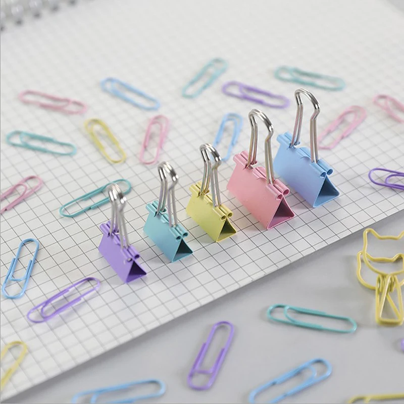

Metal Clip Large-headed Binder Clips Office Binding Supplies Combination Set