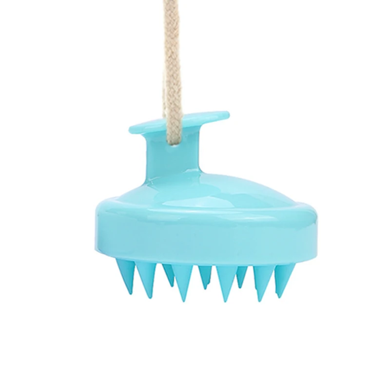 

Spa Slimming Massage Brush Comb Silicone Head Body Scalp Massage Brush Hair Washing Comb Shower Bath Brush bathroom accessories