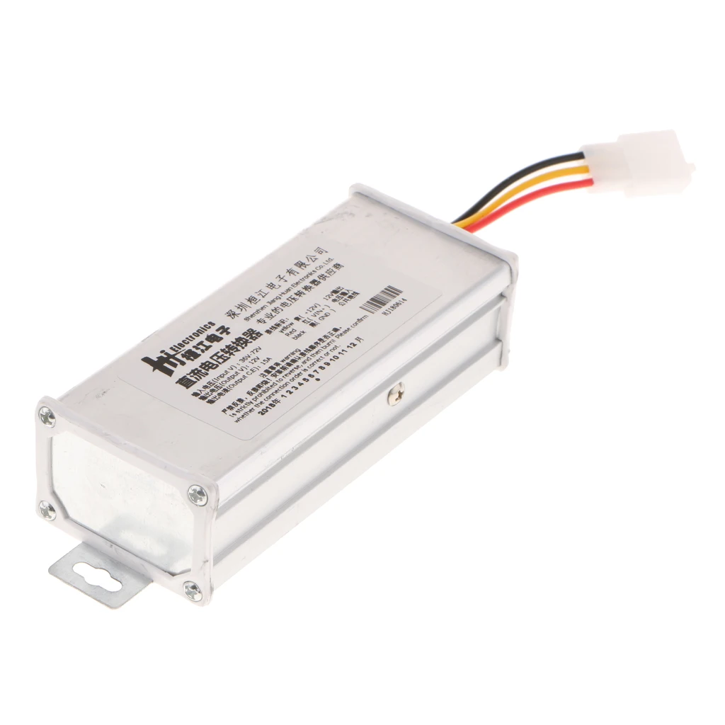 DC/DC преобразователь редуктор регулятора 36 V-72 V Шаг вниз к DC 12V 15A 180W Водонепроницаемый Питание трансформатор вольт модуль