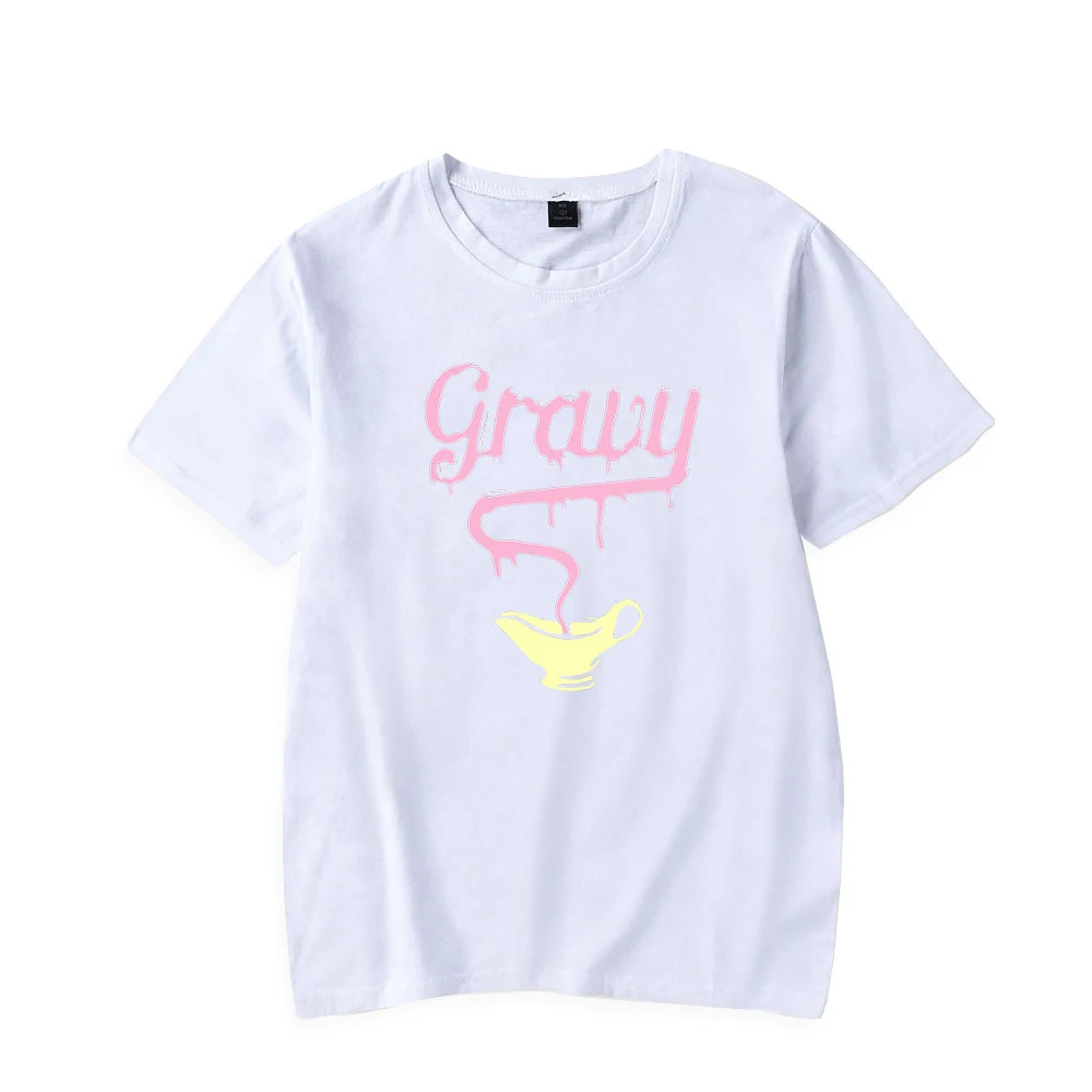 Мужские футболки в стиле Харадзюку летние с коротким рукавом и надписью Yung Gravy 2D