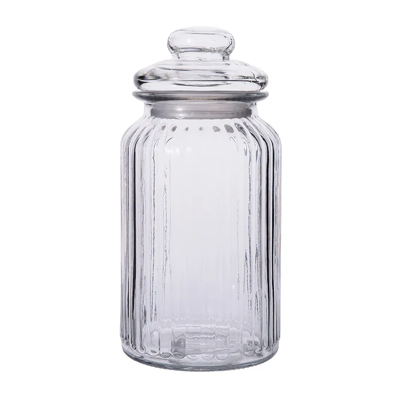 Airtight Jar Glass Food Bottle Honey Pickle Wine Kimchi with Lid Small Storage Household Kitchen Supplies | Дом и сад