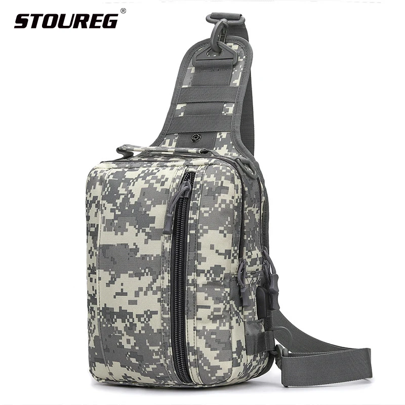 

Multifunctional Outdoor Bag,Large Capacity Hiking Military Tactical Shoulder Bag,Unisex Camping Sports Crossbody Chest Bag