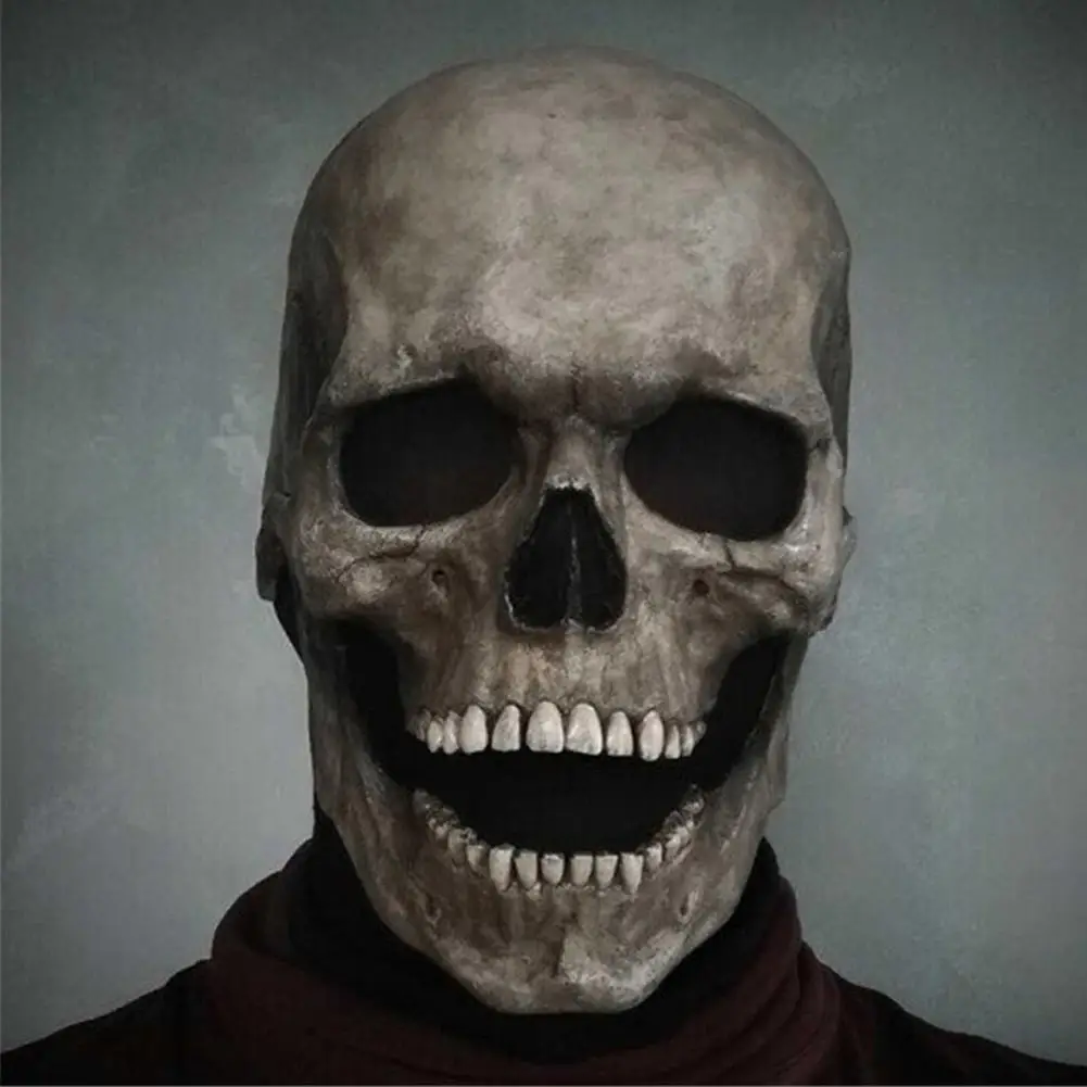 

Skull Face Cover Movable Mouth Halloween Haunted Headgear Realistic And Creepy Designgreat Gift For A Friend Or Girlfriend