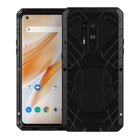 for oneplus 7t 7tpro 8 8pro phone case hard aluminum metal tempered glass screen protector oneplus cover heavy duty protection