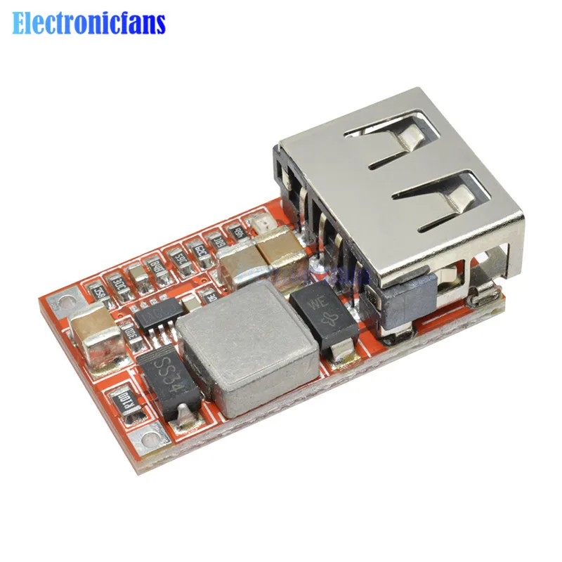 5 шт. понижающий модуль зарядного устройства USB 6 24 в 12 В 3 А|dc-dc step down|12v to 5vdc-dc down module |