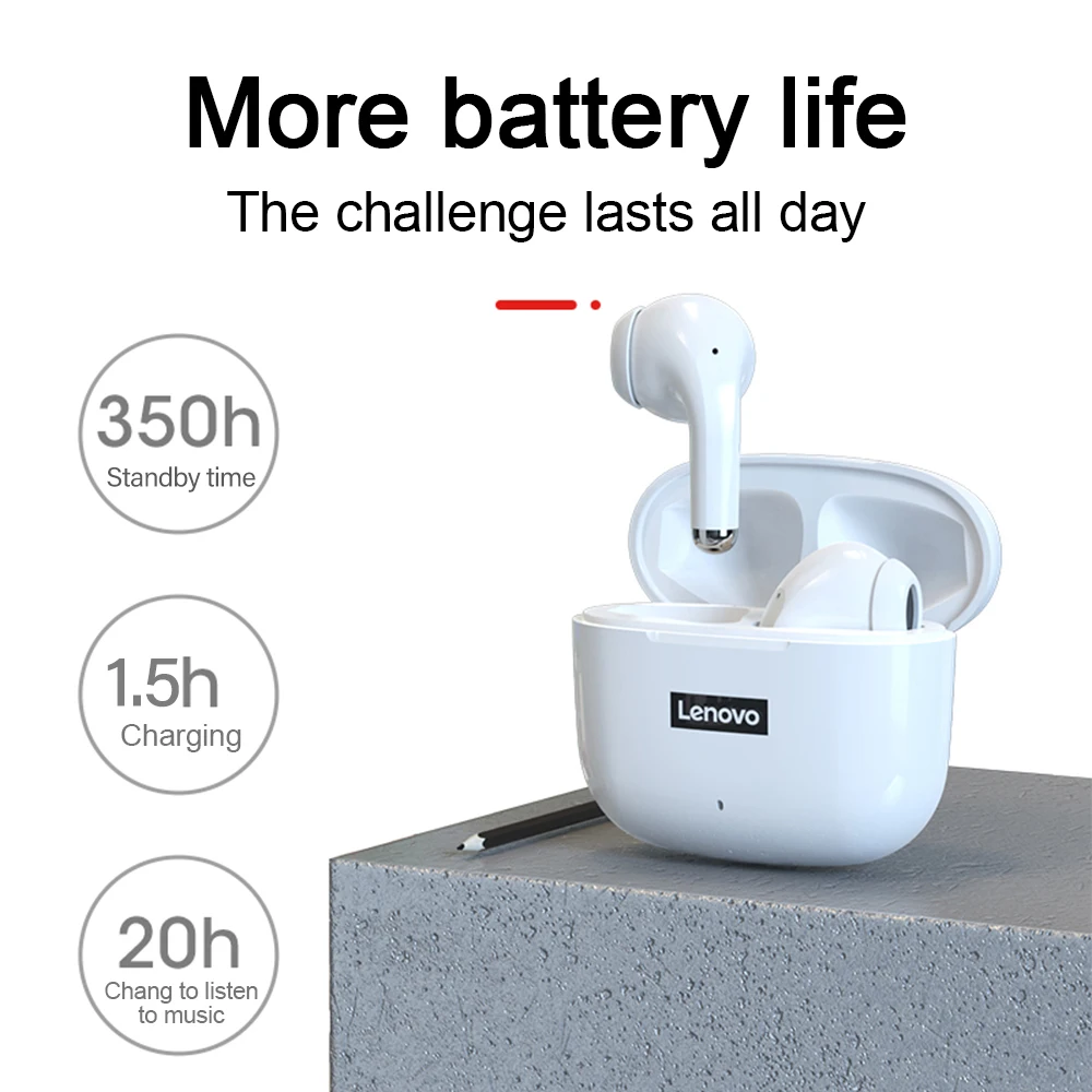 TWS-наушники Lenovo LP40 thinkplus с поддержкой Bluetooth 5 1 и сенсорным управлением |