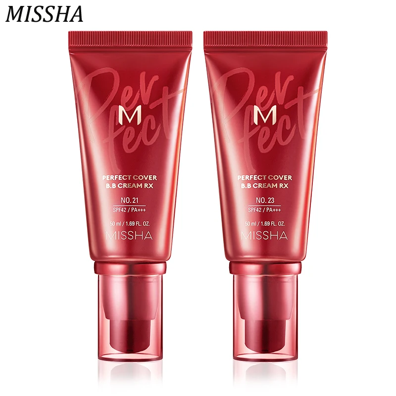 Новинка крем MISSHA M Perfect Cover BB RX SPF42 PA +++ 50 мл основа для макияжа идеальный