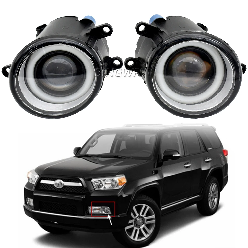 Противотуманные фары ангельские глазки в сборе для Toyota 4runner 2010-2021 автомобильный