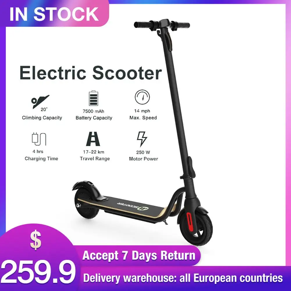 

Folding Electric Scooter S10 8-inch Adult Scooter Electric Skateboard Hoverboard Longboard 2 Wheel Patinete Adult 25km Battery