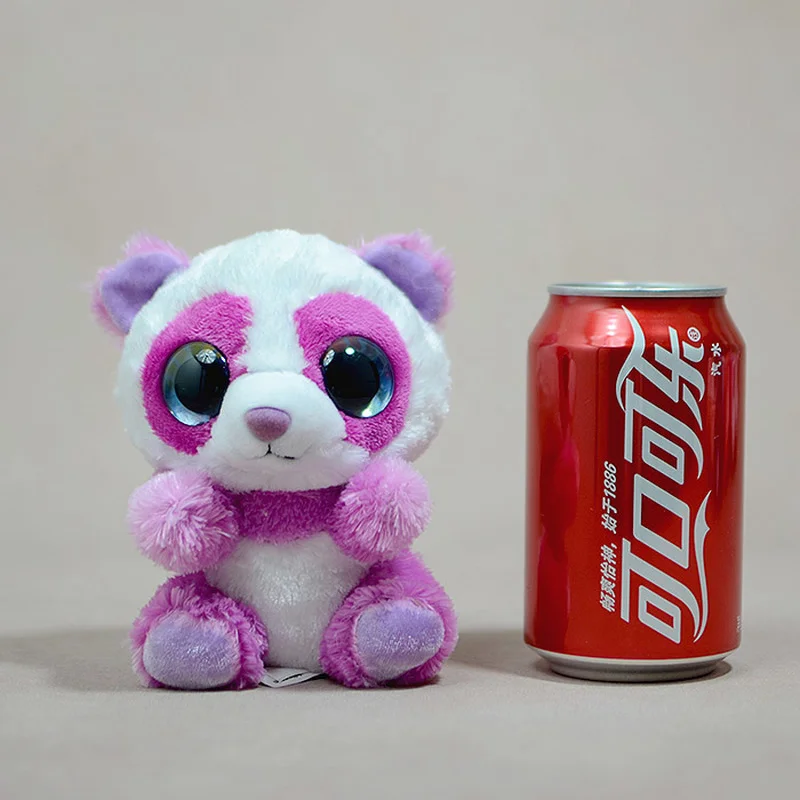 13 см красочные большие глаза кавайная Милая панда аниме фигурка дикая Республика