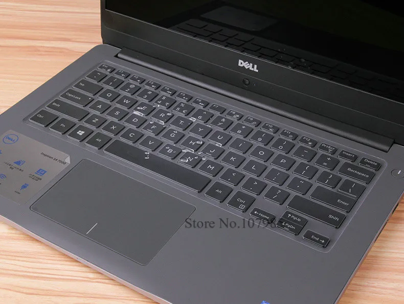 Прозрачный силиконовый чехол из ТПУ защитный для клавиатуры ноутбука DELL XPS 15 9570