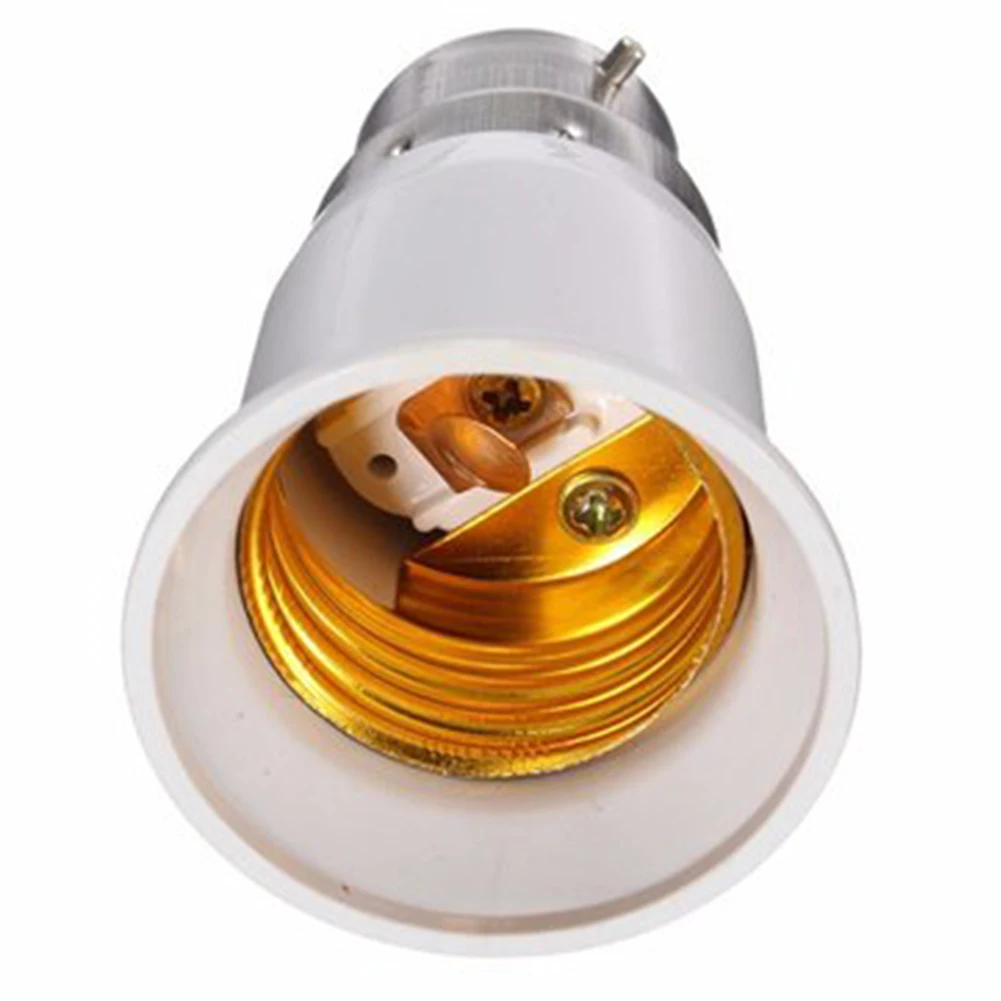 5pcs led lamp bulb base conversion holder converter b22 to e27 socket adapter converter light adapter lamp holder lighting parts free global shipping