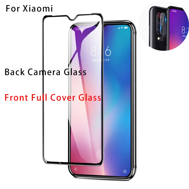 9D Защитное стекло для объектива телефона mi CC9 CC9e Защита экрана A2 Lite A1 камера