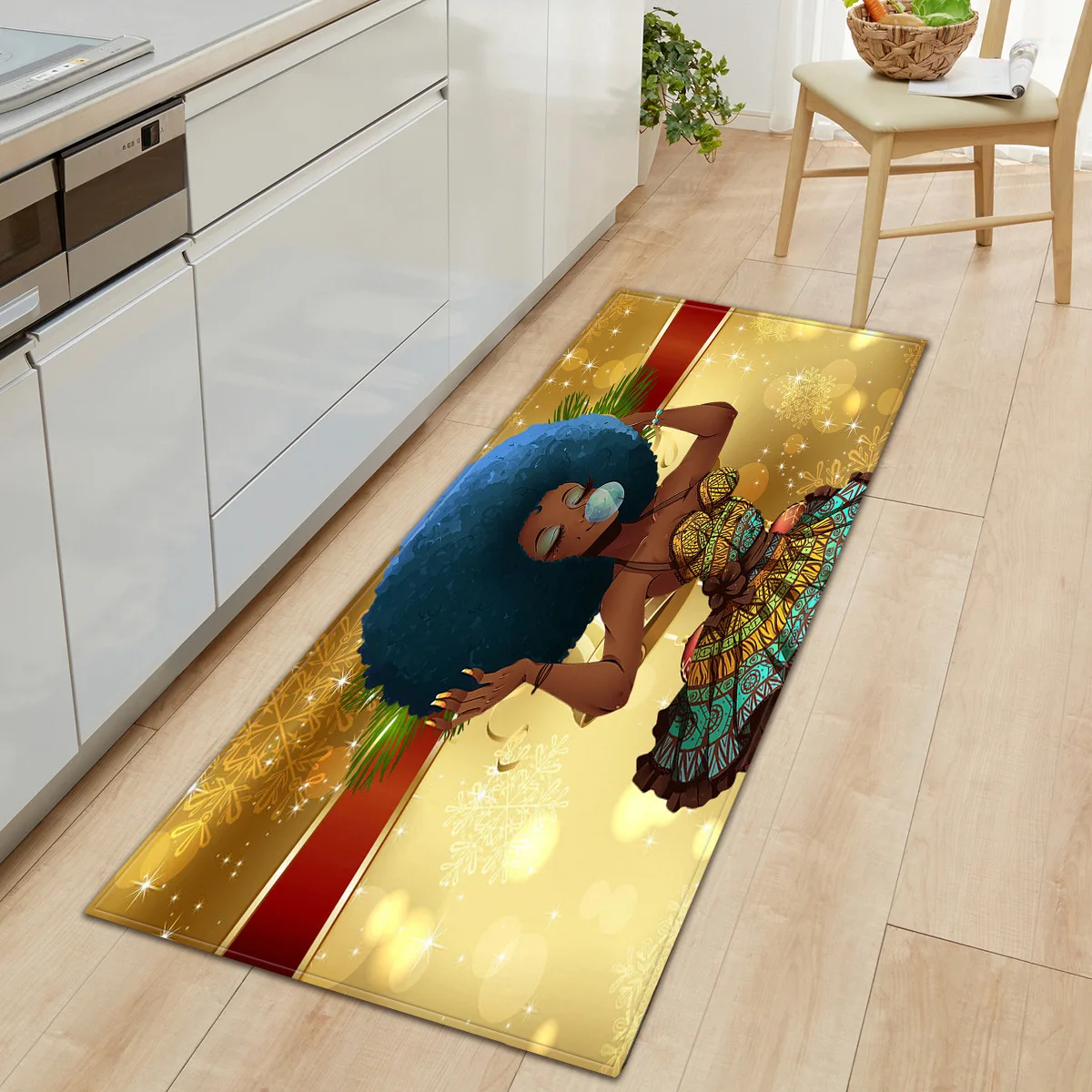 Nordic Кухня коврик Спальня вход Красота в африканском стиле женские дома прихожей