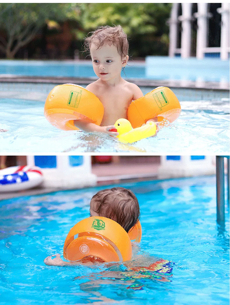 New Upgrades Baby Swimming Float Inflatable Infant Floating Kids Swim Pool Accessories Circle Rings Toddler Bathing Summer Toys images - 6