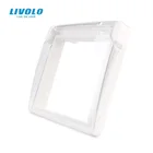 Розетка Livolo стандарта ЕС, водонепроницаемая крышка, пластиковая декоративная розетка, 4 цвета, стандартная, розетка в комплект не входит