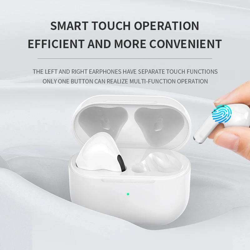 tws earbuds wireless bluetooth earphones headset touch voice control noise reduction stereo cordless headphones for apple xiaomi free global shipping