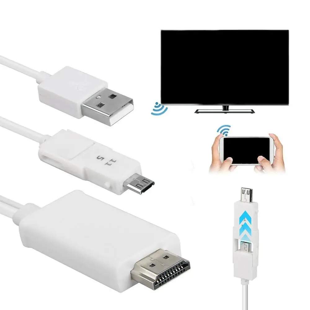 Изысканно разработанный прочный для сотового телефона Android Micro USB MHL до 1080P ТВ