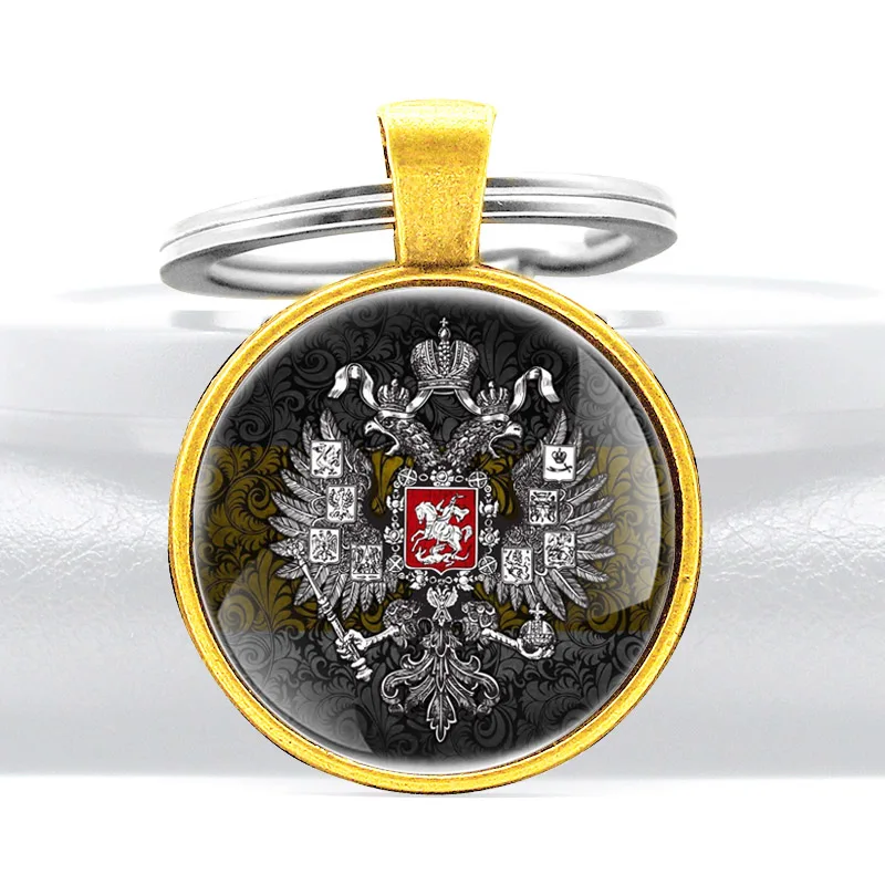 Брелок для ключей с двойной головкой в виде орла|Брелоки| |