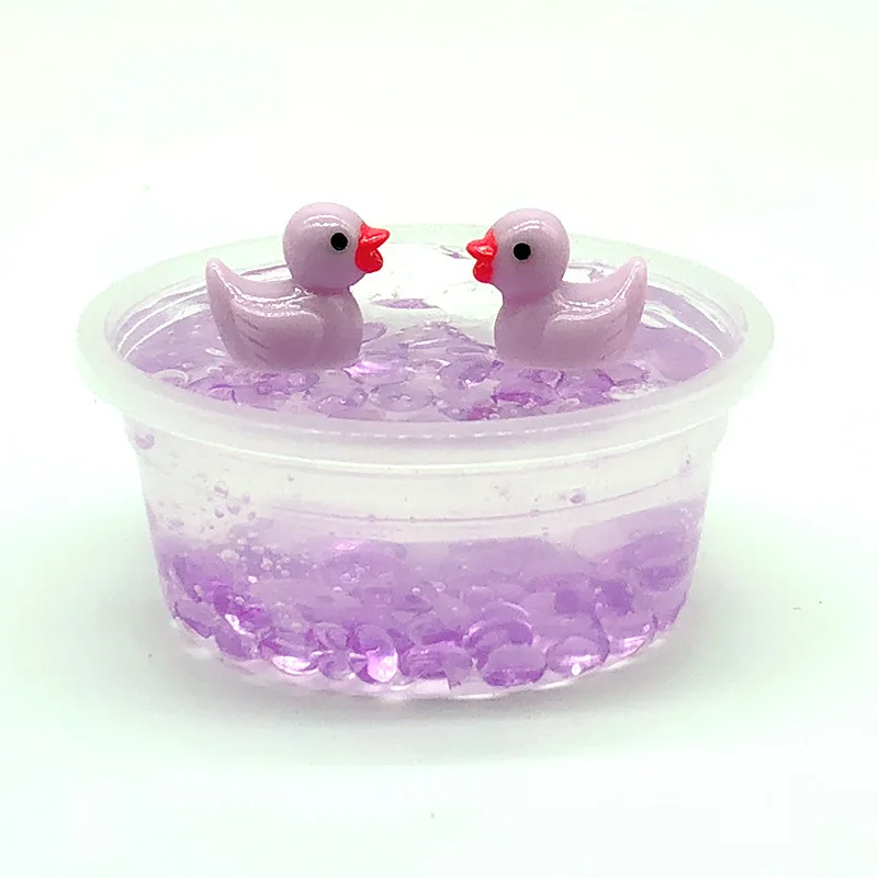 60ml Afdswg Sticky Squishy Slime Crystal Mud Glaseado Lake Transparent Mud Decompression Toy Squishy's Squishies Toy Extrusion - Цвет: 60ml