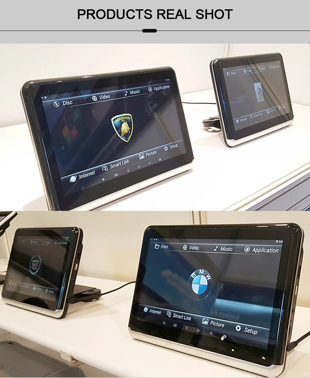 Евсюков 10,1 дюймов сенсорный экран android 6,0 подголовник монитор Wi-Fi bluetooth Радио 1080P HDMI sd-карт usb-камера с флеш-картой памяти dvd плеер тесто опционально