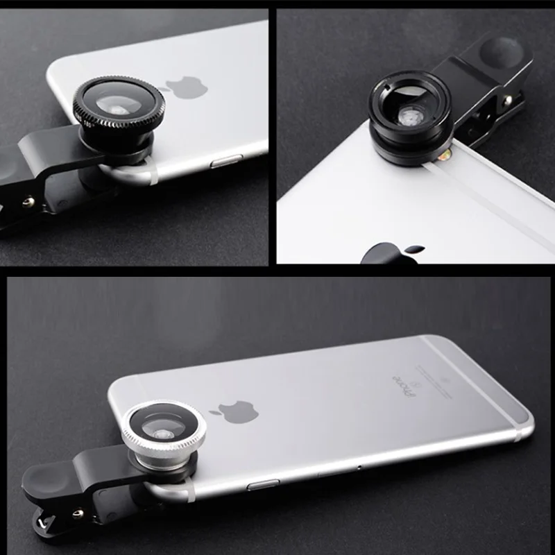 

Fish Eye Lenses Mobile Phone Lens For iPhone Samsung Huawei Xiaomi Oneplus 7 Macro Fisheye Wide Angle Camera Lens Kits Lentille
