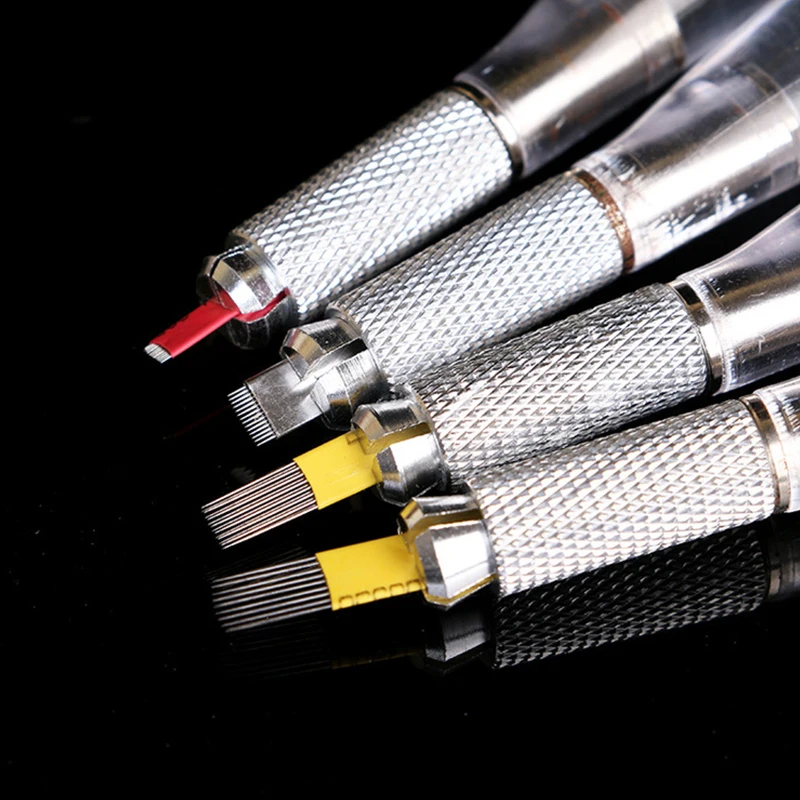 

Crystal Tattoo Pen Permanent Makeup Beauty Tools High Quality Manual Household Eyebrow Micro Blade Can Be Used For Lips 10PCS