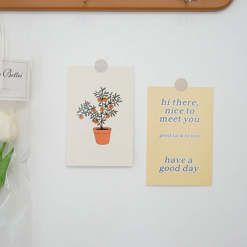 Набор декоративных открыток 13 листов в Корейском стиле для украшения стен |