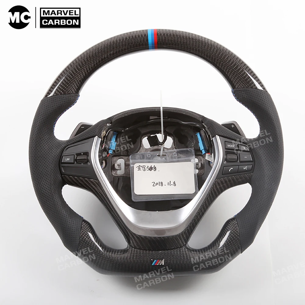 

Real Carbon Fiber Steering Wheel for BMW 1 Series 3 Series M sereis 4 Series F20 F30 F32