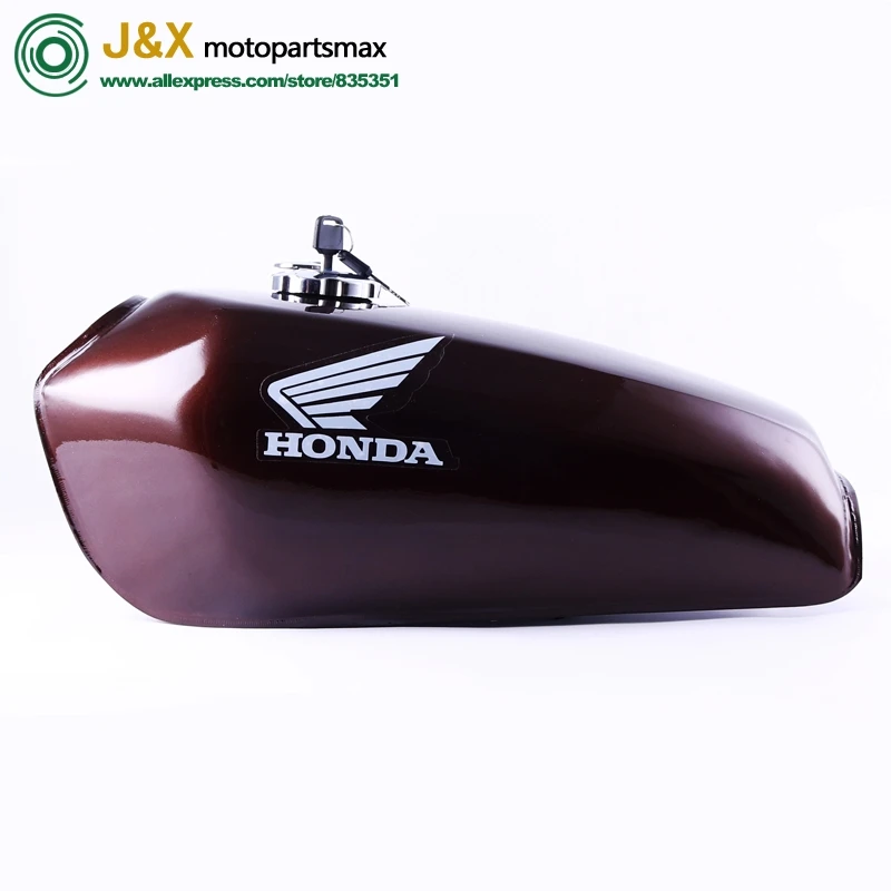 

CG125 FUEL TANK add to 9 litres capacity than original tank Thickening of high quality automotive paint process