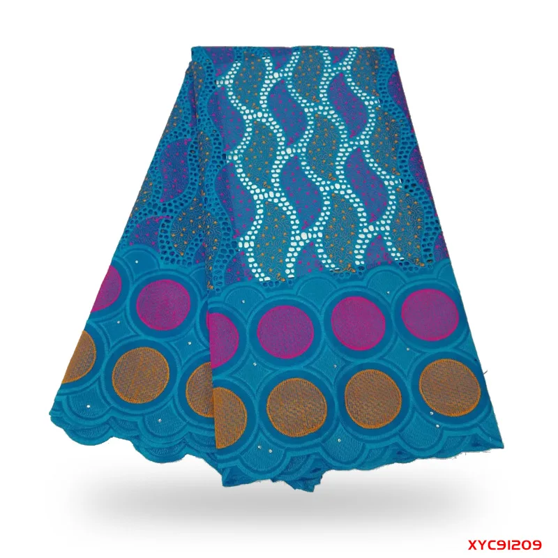 

African Swiss Voile Lace Fabric High Quality French Stones Embroidery Voile Lace 100%Pu 2019 Nigerian Voile Lace 5yards c191209