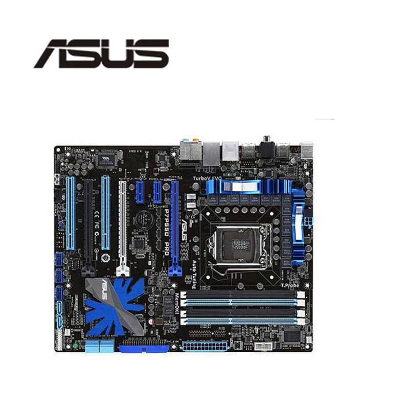 Разъем LGA 1156 для ASUS P7P55D PRO Материнская плата настольного ПК P55 i3 i5 i7 DDR3 16 ГБ б/у