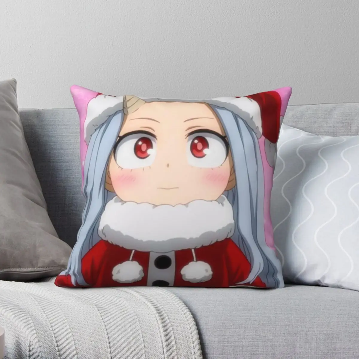 

Квадратная наволочка Eri Chan, наволочка из полиэстера и льна с бархатным узором, Декоративная Подушка на молнии, наволочка для комнаты